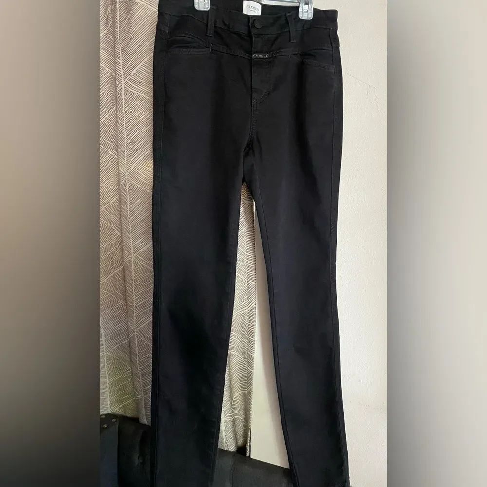 CLOSED Skinny Fit Jeans Black Wash Made in ITALY Sz 30